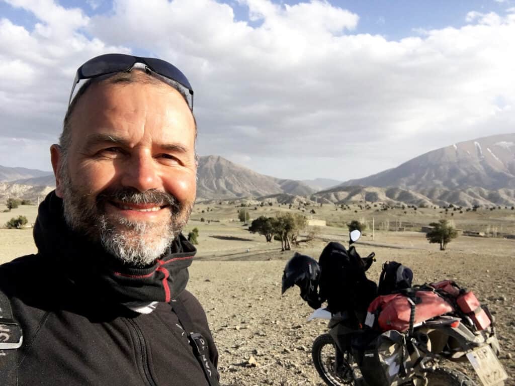 Heiko Harr Karriere Coach - Portrait mit Motorrad